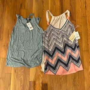 Set of 2 Tank Tops (Both New with Tag) Derek Heart and Rewind
